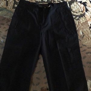 Ralph Lauren black cropped cotton pants